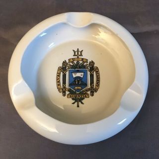 Vintage US Naval Academy Ceramic Collectible Ashtray 2
