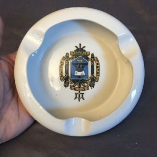 Vintage US Naval Academy Ceramic Collectible Ashtray 3