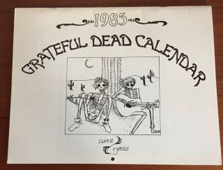Vintage Grateful Dead Calendar