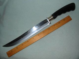 Vintage Craftsman Vanadium Usa 8.  5 " Carving Knife Black Handle