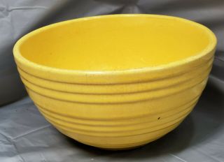 Vintage Mccoy Usa Bee Hive Ringware Yellow 7 " Mixing Bowl 18