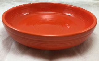 Vintage - Fiesta Red (orange) - 6 1/4 " - Fruit Dessert Bowl - Marked Fiesta
