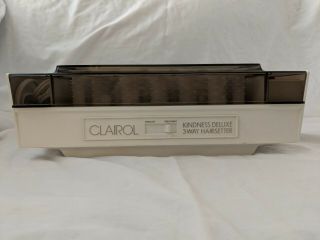Clairol Kindness Deluxe 3 - Way Hairsetter Model K - 400S 20 Instant Hot Rollers Vtg 2