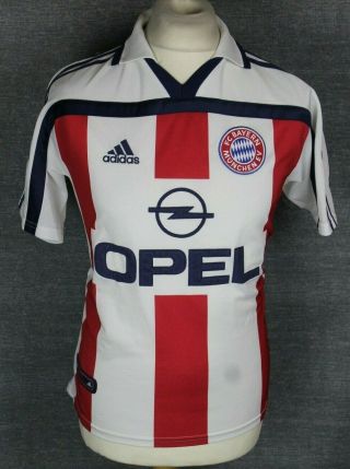 Vintage Bayern Munich Away Football Shirt 00 - 01 Adidas Youths Rare