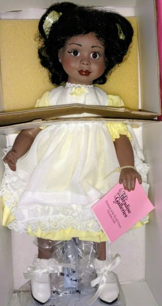 Vintage Paradise Galleries Porcelain Nicole Doll African American