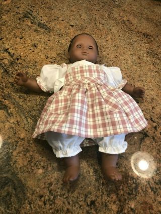 Vintage African American Black Bitty Baby Doll See Photos For.