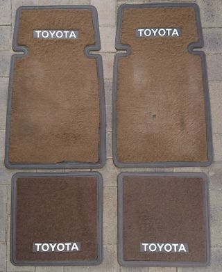 Vintage Toyota Floor Mats Circa 1985