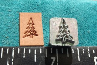 Leather Tools/ Vintage Discontinued Midas 1/2 " Stamp Large Pine