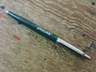 Vintage 1994 Dark Green Jaguar Stainless Steel Parker Jotter Ballpoint Pen Usa