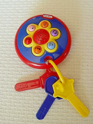 Little Tikes Kids Station Toys Discover Sounds Key Chain Vintage