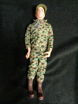 Vintage 1964 Hasbro Gi Joe Action Soldier In Combat Camouflage