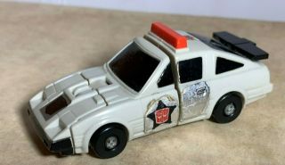 Vintage Hasbro 1986 Transformers G1 Autobot Protectobots Police Car Streetwise