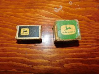 Vintage John Deere Parts And Boxes Ar 40689 Tee And Bearing
