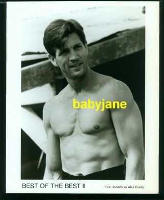 Eric Roberts Vintage 8x10 Photo 1992 Barechested Beefcake Best Of The Best Ii