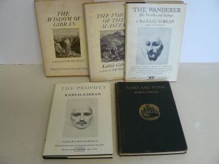 Vintage Kahlil Gibran The Prophet And 4 Other Books