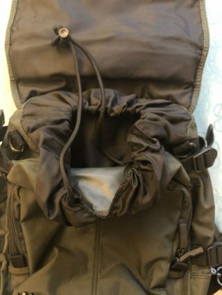 Vintage Kipling Hacker Dark Green Black Backpack Laptop Bag Messenger EUC 8