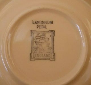 Vintage Grindley England Compote/Dessert Bowl Laburnum Petal Yellow x 3 3