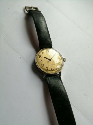 Vintage East German Ruhla Mens Mechanical Watch Fully Very Collectible