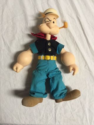 Vintage King Features Character " Popeye " The Sailor Man 11” Doll -