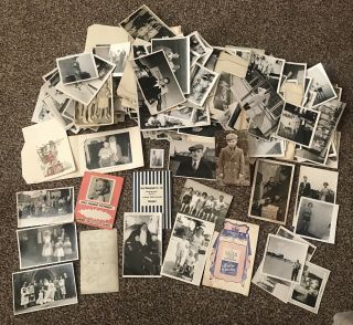 Over 500 Old Vintage People Photographs Post Cards Negatives Collectable Bundle