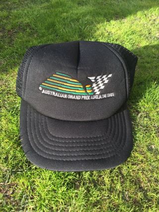 Vintage Formula One Adelaide Grand Prix 1985 Trucker Hat F1 Australia 3