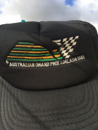 Vintage Formula One Adelaide Grand Prix 1985 Trucker Hat F1 Australia 4