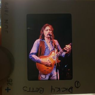 Dickie Betts Allman Brothers Vintage Color Photo Slide Winterland S.  F.  78 Les Pa