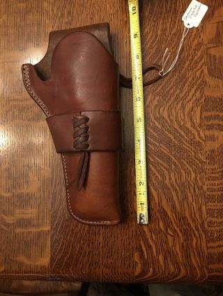 Vintage George Lawrence Holster model 122 RBH.  Right hand draw for SA revolver. 7