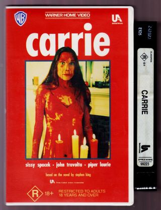 Carrie - Vintage 1991 Vhs Video Tape Classic Horror
