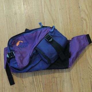 Lowe Alpine Vtg Fanny Pack Purple Waist Sack Bag