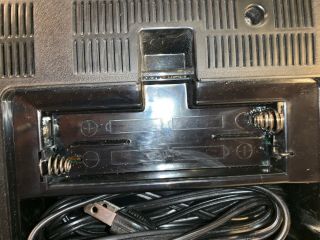 Vintage Sony AC Battery Sensitive AM/FM Portable Radio ICF - 7270W - 4