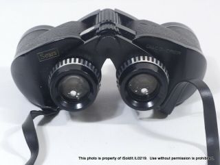 VINTAGE SEARS DISCOVERER BINOCULARS CB - A10 - 29966 7x35 mm Extra Wide Angle 5