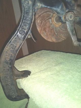 Vintage No.  1 Enterprise Cherry Stoner or Pitter 1463.  Made of Cast Iron. 3