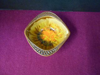 VINTAGE CALIFORNIA POTTERY CHIP AND DIP SERVING DISH 733 BOWL B - 733 4