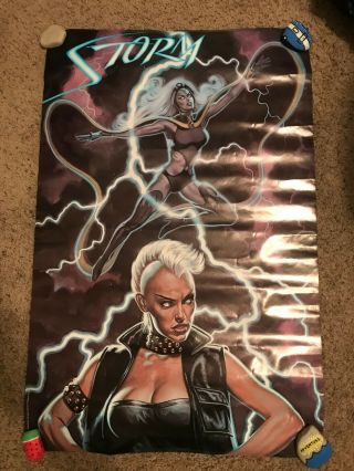 Vintage 1986 X - Men Storm Poster - Rare
