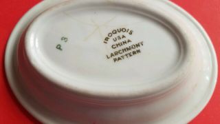 Vintage Iroquois China Small Oval Bowl Larchmont Pattern 2