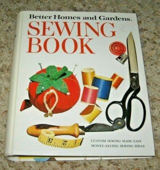 Vintage Better Homes & Gardens Sewing Book 1974 5 Ring Binder Gc/vgc A