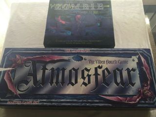 Atmosfear Nightmare Vhs Vintage Video Board Game 1991 & Zombie Nightmare Ii