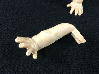 VINTAGE CELLULOID & TIN MECHANICAL CRAWLING BABY WIND UP TOY.  DETACHED ARM 4