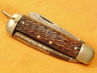 Schrade Cut Co Peach Seed Mariners Pocket Knife Vintage Pocket Knife Restoration