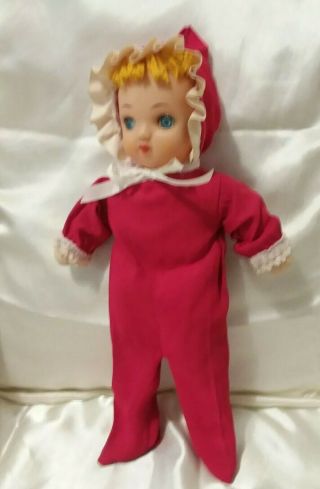 Vintage Rubber Face/Cloth Plush Doll Elf? - Museum Find 2