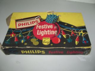 Vintage 50s Philips Indoor Festive Pineapple Lights &