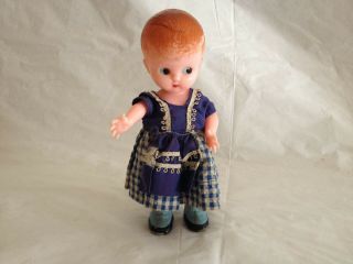 Knickerbocker Plastic Girl Doll Vintage Doll