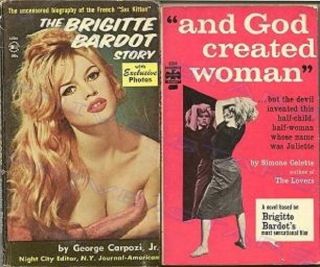 Brigitte Bardot Books Vintage Rare Biography 
