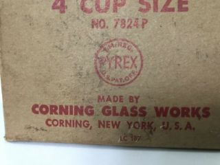 VTG 1940 ' s PYREX 4 CUP PERCOLATOR COFFEE POT GLASS REPLACEMENT STEM/ PUMP 7824P 4