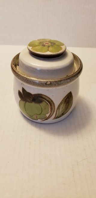 Denby Troubadour Sugar Bowl Vintage Pottery