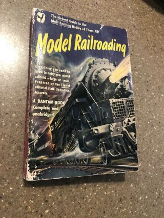 Vintage Bantam Model Railroading Paperback Book Copyright 1950 First Edition