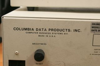 Vintage Computer Columbia Data Products Model 1600VP/110 Portable EL413.  H 4