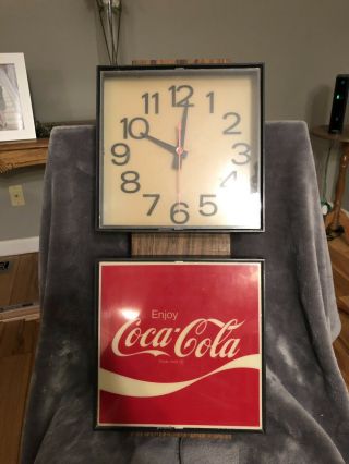 Vintage Coca - Cola Wall Clock 1970’s