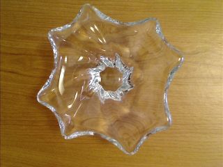 Vintage Baccarat Ashtray Candy Bowl Dish - Made In France Cadix Crystal Glass